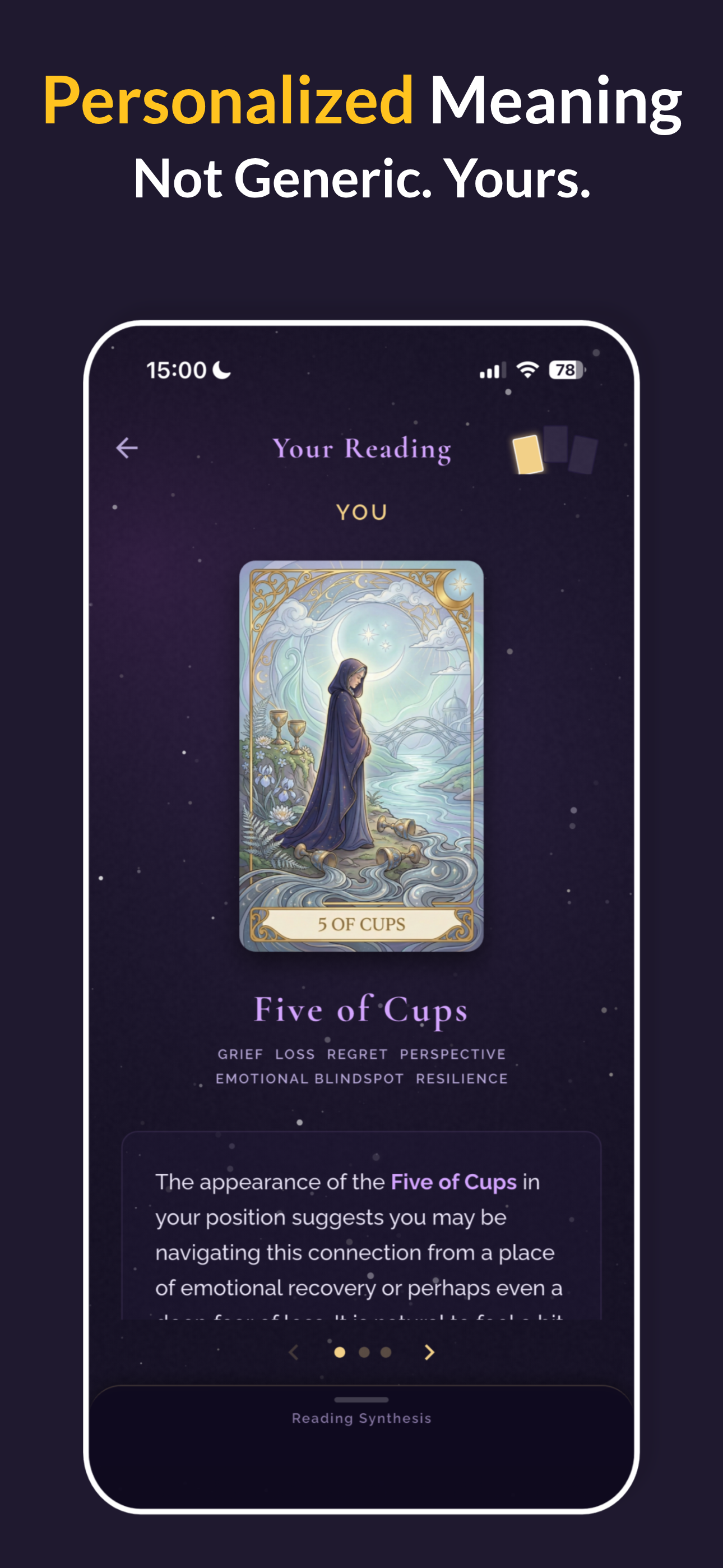 Personalized Meaning - Not Generic. Yours.